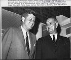 1963 PRES JOHN F KENNEDY AND VP LYNDON JOHNSON SQUAW ISLAND MASS WIRE 
