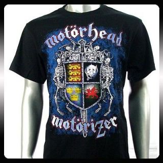 Motorhead Heavy Metal Rock Punk Retro T shirt Sz L Biker Rider Men Mo5