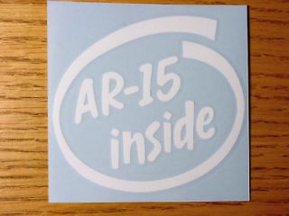 AR15 carbine M16 M4 5.56 inside Sticker Decal