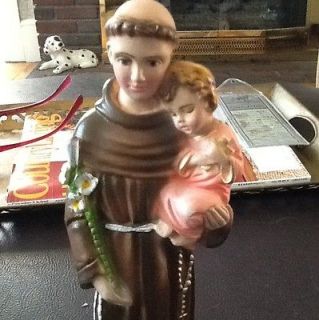 St Anthony Holding Baby Columbia Statuary 1980 *L@@K