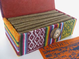 Ganden Incense ~ Tibetan handmade herbal sticks, beautiful handmade 