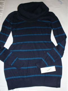 NEW Liz Lange Maternity Cowl Neck sweater plum, black, blue stripe 