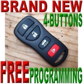 NEW NISSAN 4BUTTONS FREE PROGRAM KEYLESS ENTRY REMOTE FOB TRANSMITTER 