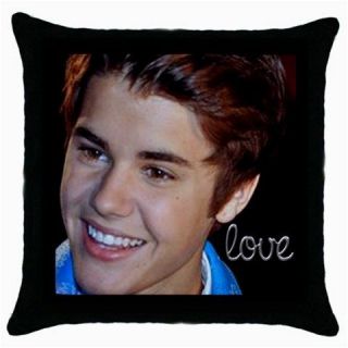 Love Justin Bieber 4ever Collectible Photo Throw Pillow Case