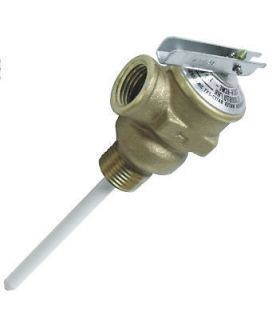 Camco 10423 RV Water Heater 1/2 Pressure Relief Valve w/ 4 probe