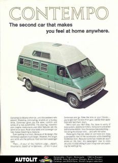 1971 contempo dodge van camper brochure  7