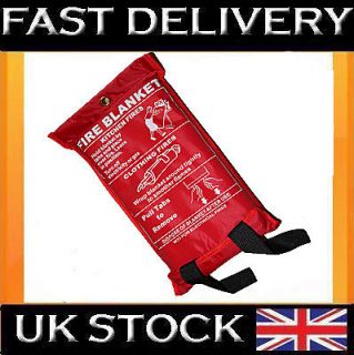 1M X 1M NEW SEALED HOME SAFETY FIRE BLANKET PROTECTION