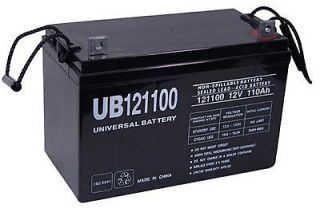 New UB121100 D5751 12V 110AH 100AH Battery Wheelchair Mobility Deep 