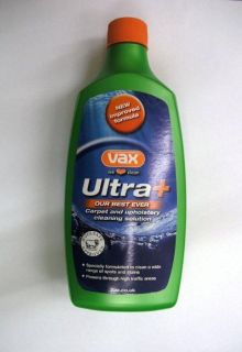 Vax Ultra (473ml) Carpet Cleaner Washer Upholstery Shampoo Solution