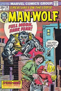 Creatures on the Loose 2 pack #30,#31 – 1974 Man Wolf w/Bonus comic