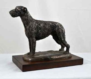 Irish Wolfhound standing statue figurine sculpture Limited Edition 
