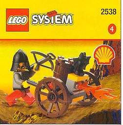 Lego 2538 Castle Fright Knights FireCart(1998) NEW MISB