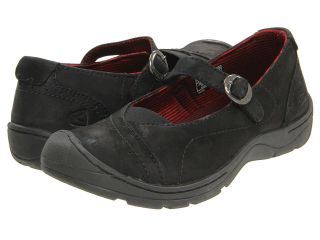 KEEN Womens Sterling City MJ Leather Mary Janes Shoes [ Black ]