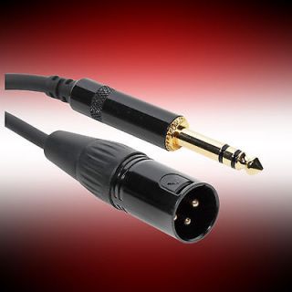   3mm TRS to 3pin XLR male plug mic micrpohone jumper patch cable