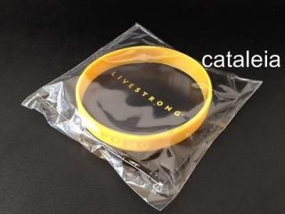 NEW NIKE LIVESTRONG CANCER YELLOW BRACELET WRISTBAND RUBBERBAND ADULT 