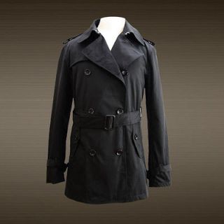 nwt mens fashion trench coat jacket summer style black more
