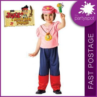 IZZY   JAKE AND THE NEVER LAND PIRATES CHILD Fancy dress costume ALL 