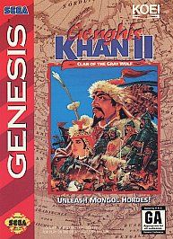 Genghis Khan II Clan of the Gray Wolf Sega Genesis, 1994