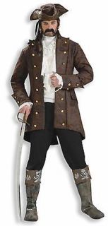 Buccaneer Jacket Brown Pirate Coat Swashbuckler Renaissance Accessory 