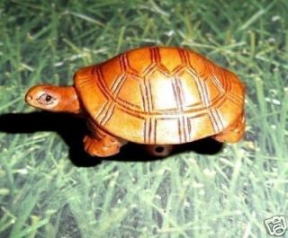beautiful handcarved boxwood tortoise turtle button  9