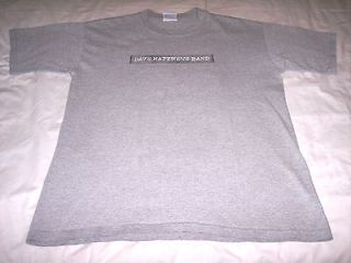 Dave Matthews Band Summer Tour 2002 Gray Concert Shirt Adult Medium