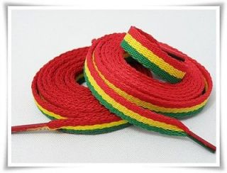 Hot  Reggae Rasta Shoelace Sneakers Shoelace Strings W,1 cm. L,116 