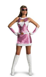womens mighty morphin dlx pink power ranger costume more options