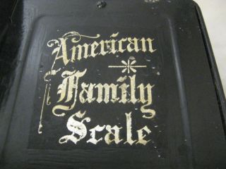 Vintage AMERICAN FAMILY Scale 1898 Patent Bindley​,Pitt