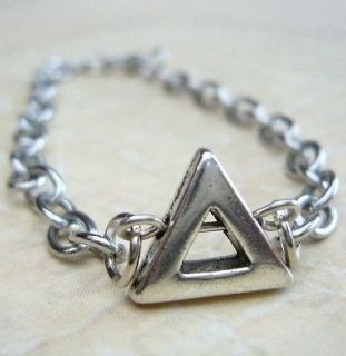 30 Seconds To Mars Inspired Silver Plated Triad Style Charm Bracelet