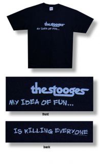 New Iggy Pop The Stooges Idea of Fun Black Large T shirt