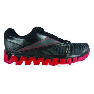Mens Reebok ZigNano Ignite Trainer Shoes Black Gravel Red *New In Box 