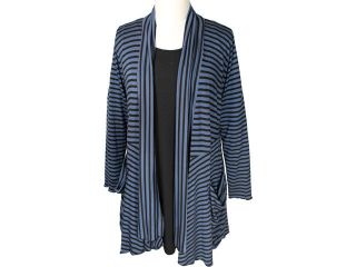 Comfy USA Striped Swing Jacket in Blue/Black NWT    M,L, XL