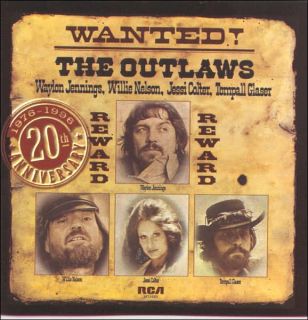 Wanted The Outlaws by Waylon Jennings CD, Apr 1996, RCA