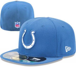 Indianapolis Colts New Era On Field Sideline Cap 5950 59fifty Fitted 