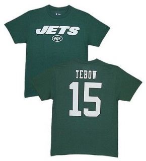 New York Jets Tim Tebow Aggressive Speed Green Name and Number 
