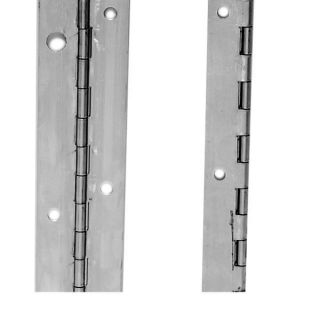 STAINLESS STEEL 11 X 1 1/2 INCH BOAT PIANO HINGE