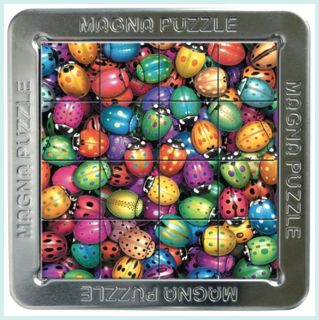   3D SMALL MAGNA MAGNETIC TILE JIGSAW PUZZLE ~ 16 PIECES FREE P&P