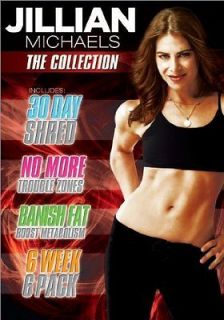 Jillian Michaels The Collection Box  4 Disc Set Includes 30 Day 