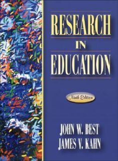   in Education by John W. Best and James V. Kahn 2002, Hardcover