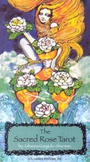 The Sacred Rose Tarot by Johanna Sherman 1982, Hardcover