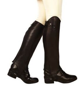 NEW Dublin Intensity Leather Gaiters  Black Large