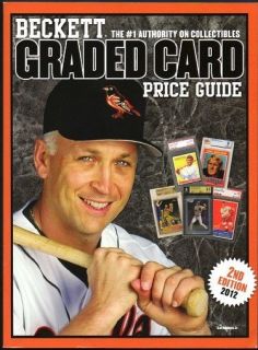 Beckett Graded Card Price Guide 2012 2nd Ed Baseball Football 