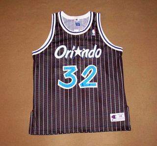 VINTAGE Orlando Magic JERSEY Shaquille ONeal BASKETBALL Champion NBA 