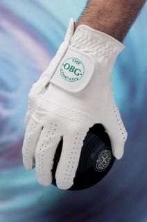 obg ladies all weather lawn bowls glove white new click