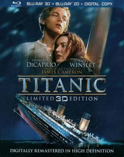 New TITANIC DVD Limited 3D Edition Blu ray 4 Disc Digitally Remastered 