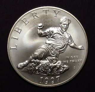 jackie robinson silver dollar in 1995 Now