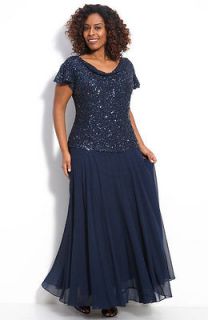 Newly listed $248 22W J Kara Mock Two Piece Gown Navy Mother Of 