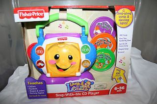 Fisher Price Laugh & Learn Sing with Me CD Player Ships Next Day 