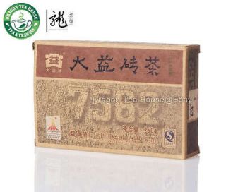 7562 menghai dayi pu erh tea brick 2010 ripe more