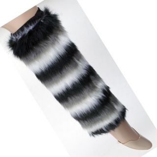NEW Boot Cuff Fluffy Soft Furry Faux Fur Leg Warmers Boot Toppers 